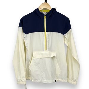 New Balance x J Crew Essential Windbreaker Jacket Hoodie 1/2 Zip Women’s S